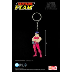 Capitaine Flam Porte Clé Gomme Personnage Mala