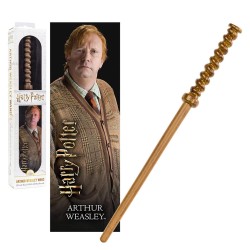 Baguette avec marque-page 3D HARRY POTTER - Arthur Weasley