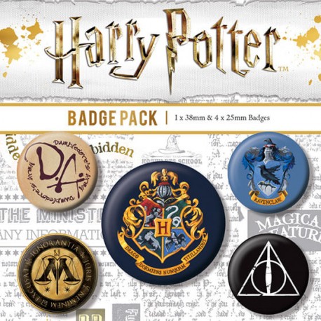 Pack de Badges HARRY POTTER - Poudlard