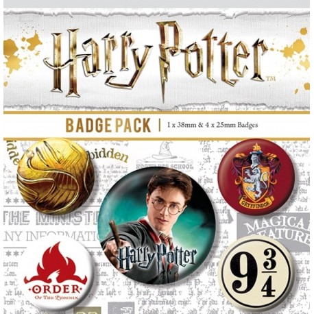 Pack de Badges HARRY POTTER - Harry Potter