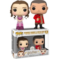 Pack 2 Figurines Pop! HARRY POTTER - Hermione Granger & Viktor Krum Yule Ball