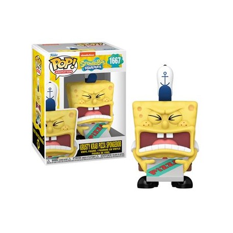 Figurine Pop BOB L'EPONGE - Bob avec pizza