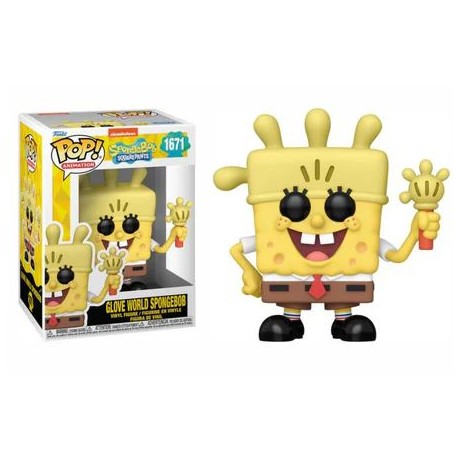 Figurine Pop BOB L'EPONGE - Bob avec un gant