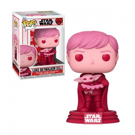 Figurine Pop STAR WARS - Saint-Valentin Luke Skywalker and Grogu