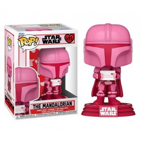 Figurine Pop STAR WARS - Saint-Valentin The Mandalorian