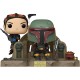 Figurine Pop STAR WARS - THE MANDALORIAN - Boba Fett & Shand on throne