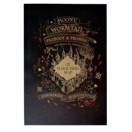 Carnet Souple HARRY POTTER - Carte du Maraudeur