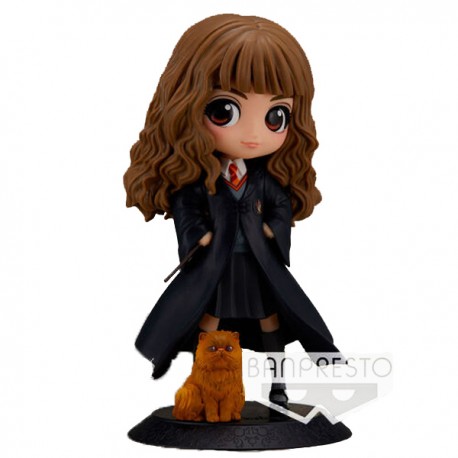 Figurine HARRY POTTER - Q posket Hermione Granger avec Crookshanks