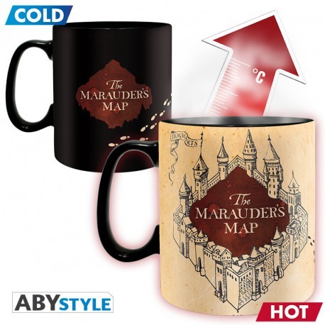 Mug thermo réactif HARRY POTTER - Carte du maraudeur